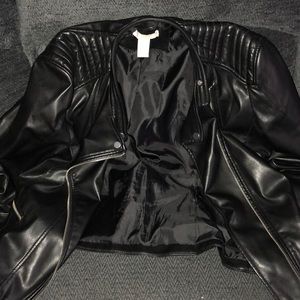 H&M leather jacket